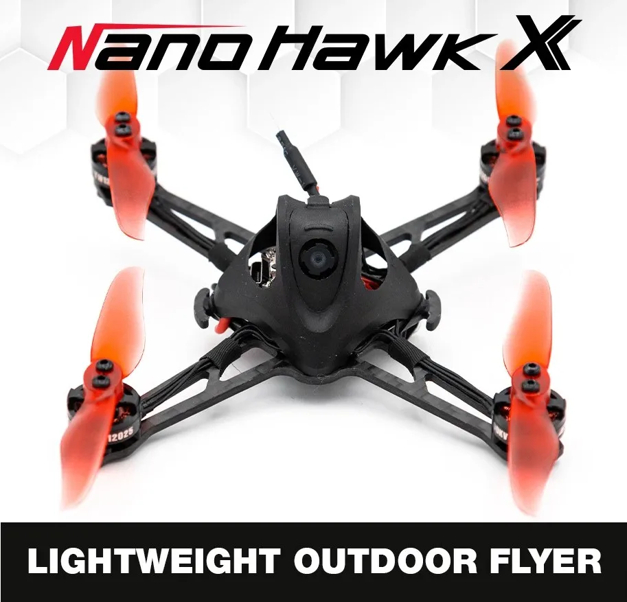 Emax Nanokawk X BNF 3 inç dış mekan Traversing Makinesi FPV Yarışı FPV Quadcopter / RC yarış drone için uzaktan kumanda uçağı