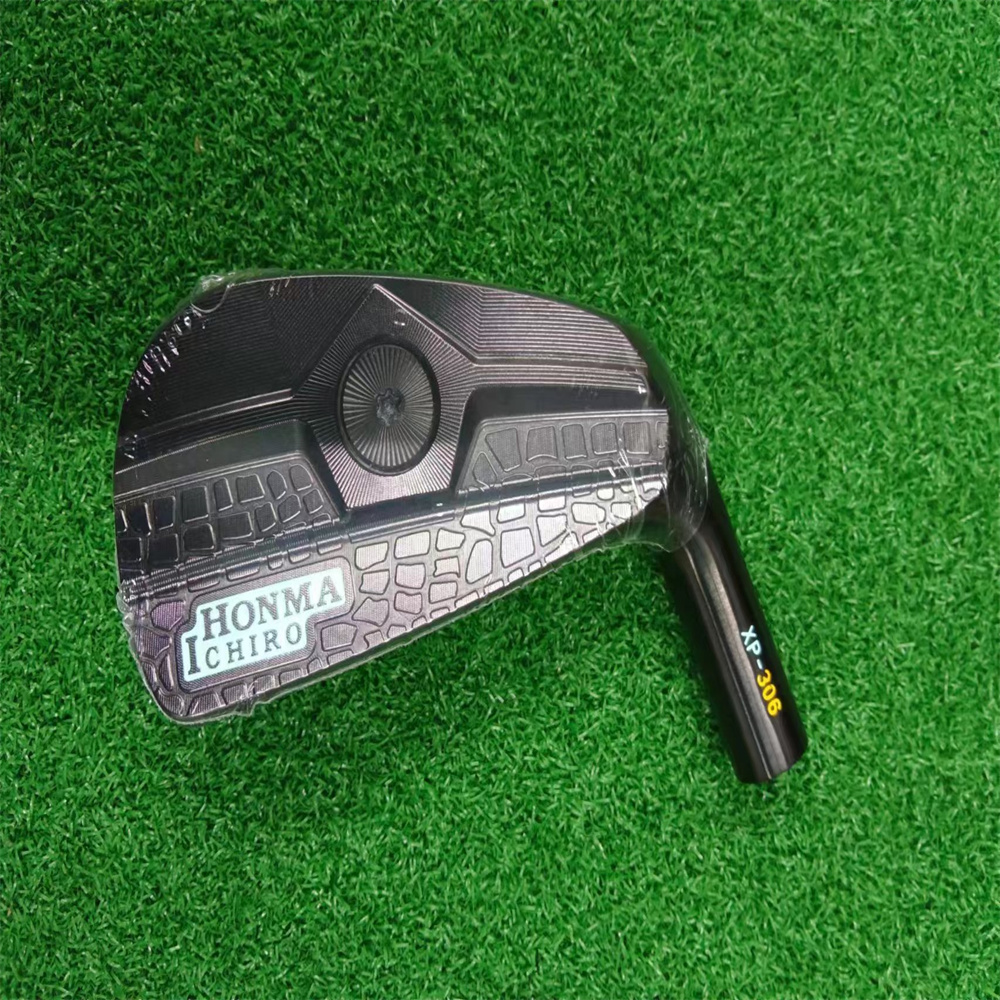 Nouveaux fers de golf Ichiro Honma Hollow Black Blue Golf Irons Golden 456789psteel ou Graphite Golf Clubs