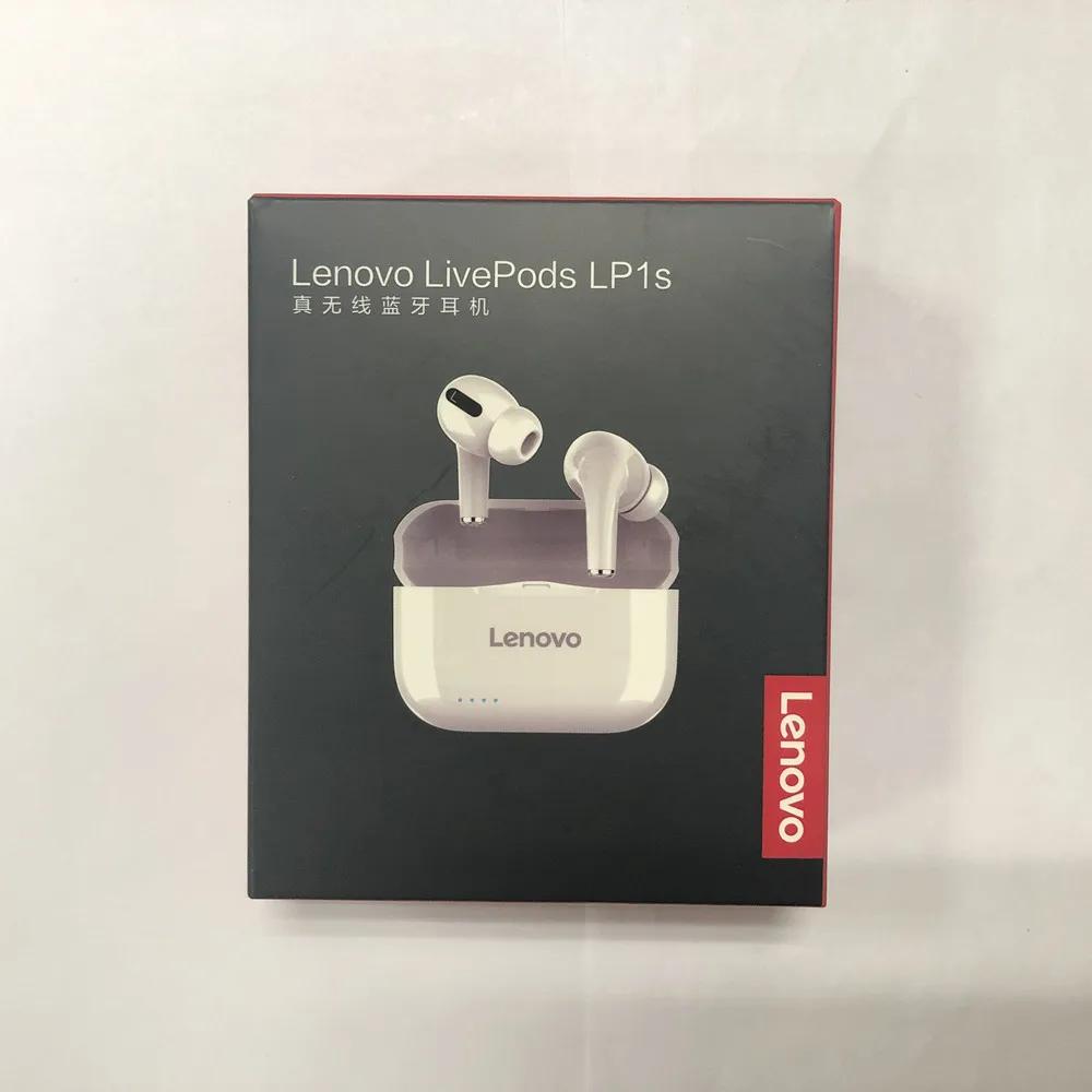 Écouteurs Lenovo LivePods LP1S TWS Wireless Bluetooth Ecoutphone Sports Headset STÉRBUDS HIFI MUSIQUE AVEC MIC POUR TÉLÉPHONE Android iOS