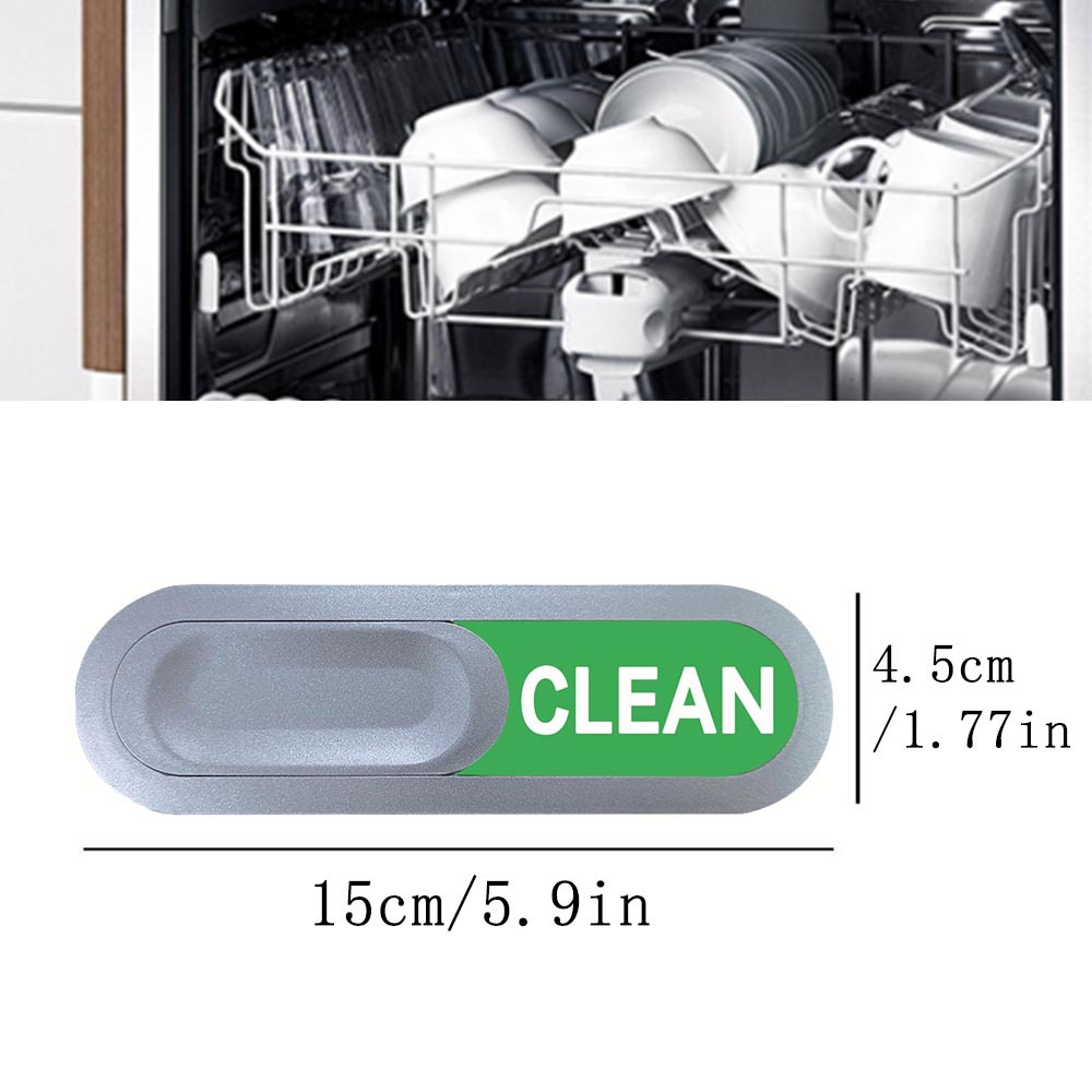 食器洗い機マグネットクリーンダーティサインディッシュウォッシャーステッカー楕円形のインジケータークリーンマグネットアクリルUVプロセスABSペイントファッションホームデコレーションマグネットHZ0086