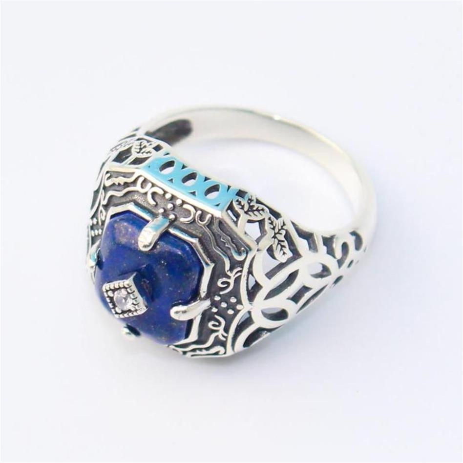 Film en argent sterling The Vampire Diaries Caroline Forbes Bague Klaus Daylight Elena Sunshine Lapis Tyler Cluster Rings303C