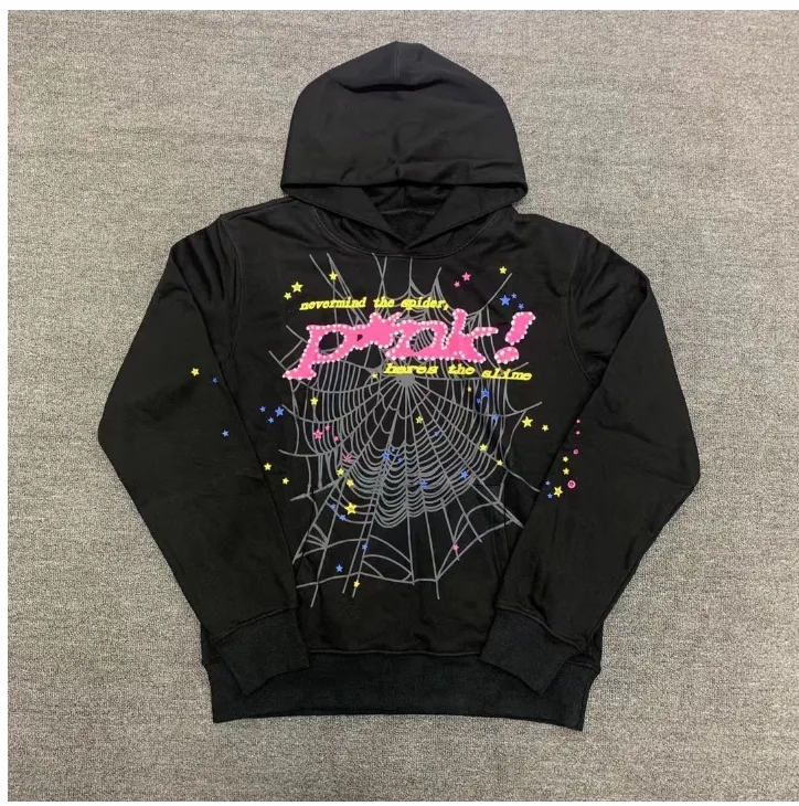 Spiders Hoodie Designer Men 555  Sweatshirts Young Man Boy Pullover Thug 555555 Hoodies Luxury Womens Pink Spiders Jacket Sweatshirt Spider S-2XL Plus Size