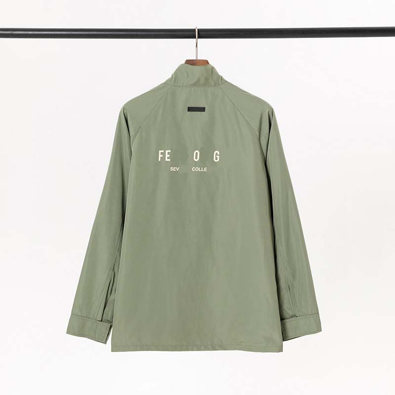 Designer casaco designer jaqueta de impressão digital Coach jaqueta trench coat preto bege damasco matcha verde marrom S ~ XL