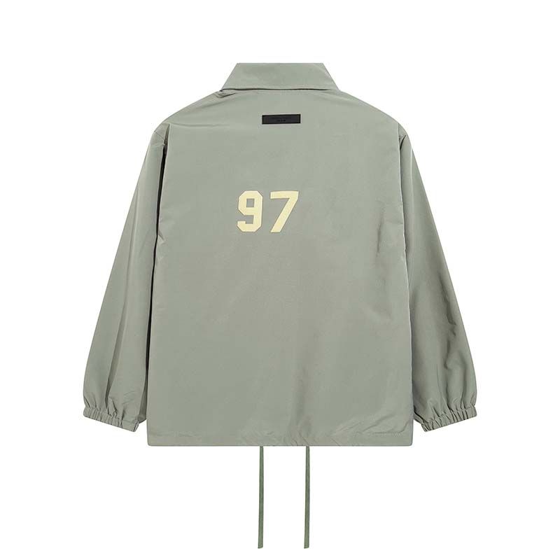 designer coat designer digital print jacket Coach jacket trench coat black beige apricot matcha green brown S~XL