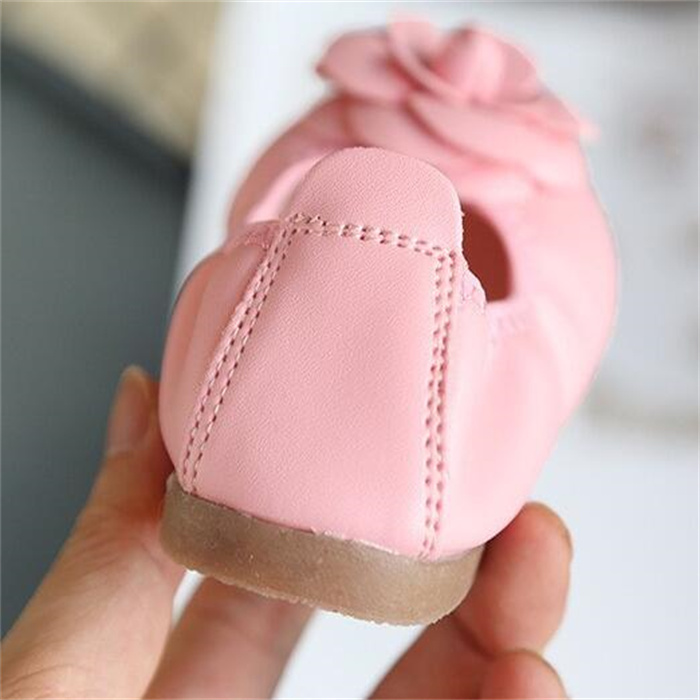 Kinderen Sneakers Mode Bloem Kinderschoenen PU-leer Lichtgewicht Zachte antislip Loafers Prinses Dansschoenen Baby Meisjes Flats Mocassins