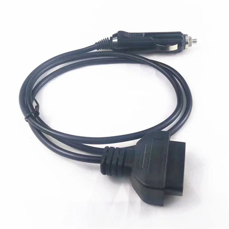 Adaptador de energia para carro, isqueiro, conector fêmea OBD, carregador de carrinho, plugue OBD2, cabo de conexão de interface USB