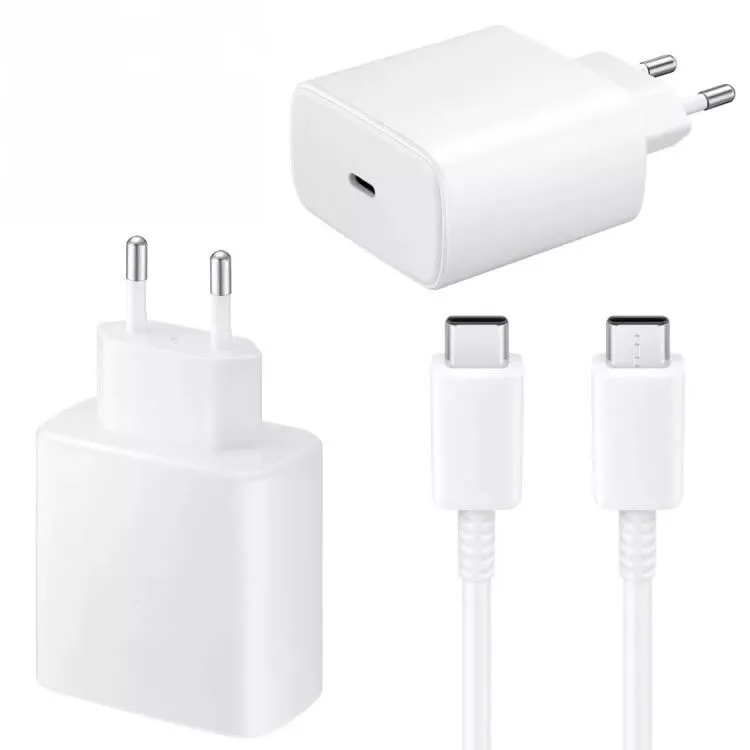 Samsung Galaxy S23 S22 S21 ULTRA 5A USB C CABLE FAST CABLE FAST CHARGING PHANE CHARERURアクセサリーの45Wスーパーファスト充電器