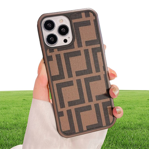 디자이너 산산조각 IPhone 14 iPhone 14 Case Case Case for iPhone 13 12 11 Pro 14Plus Promax Mini XSMAX Pro XR X 7P 8P 가죽 휴대폰 Phon7839961