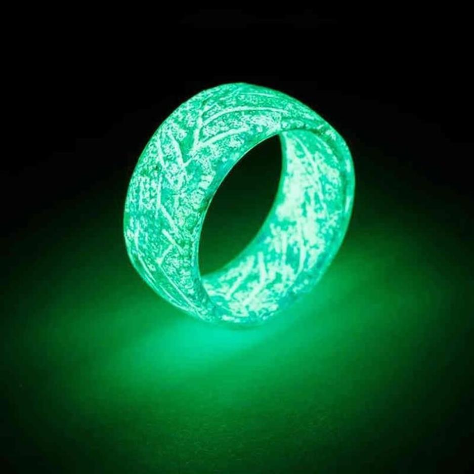 Lichtgevende Glow Ring Glowing in the Dark Sieraden Unisex Decoratie voor Dames Men268R