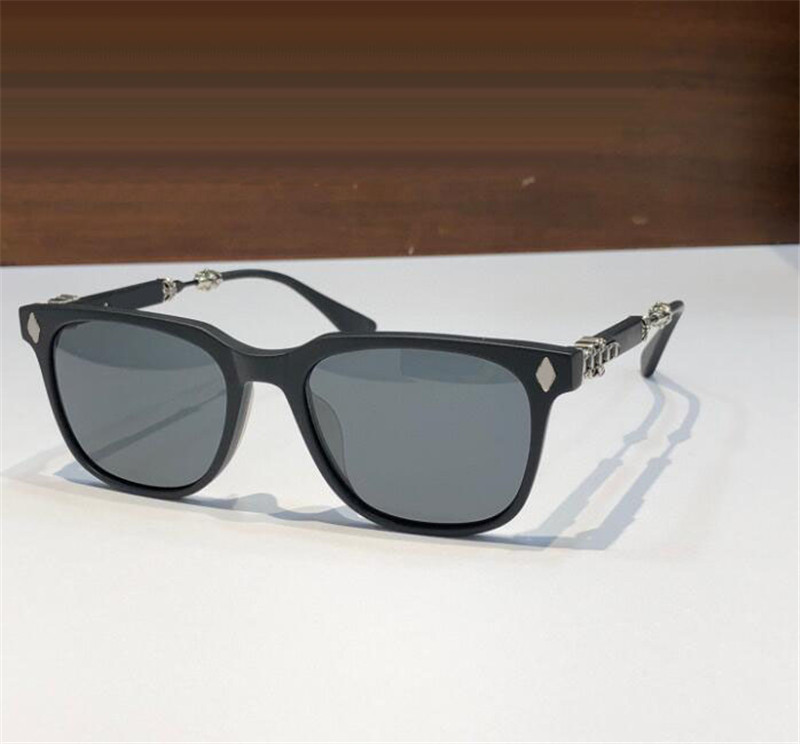 Nouveau design de mode hommes lunettes de soleil CALL MELICE forme rétro cadre carré style punk avec revêtement de boîte en cuir lentille anti-UV réfléchissante de qualité supérieure