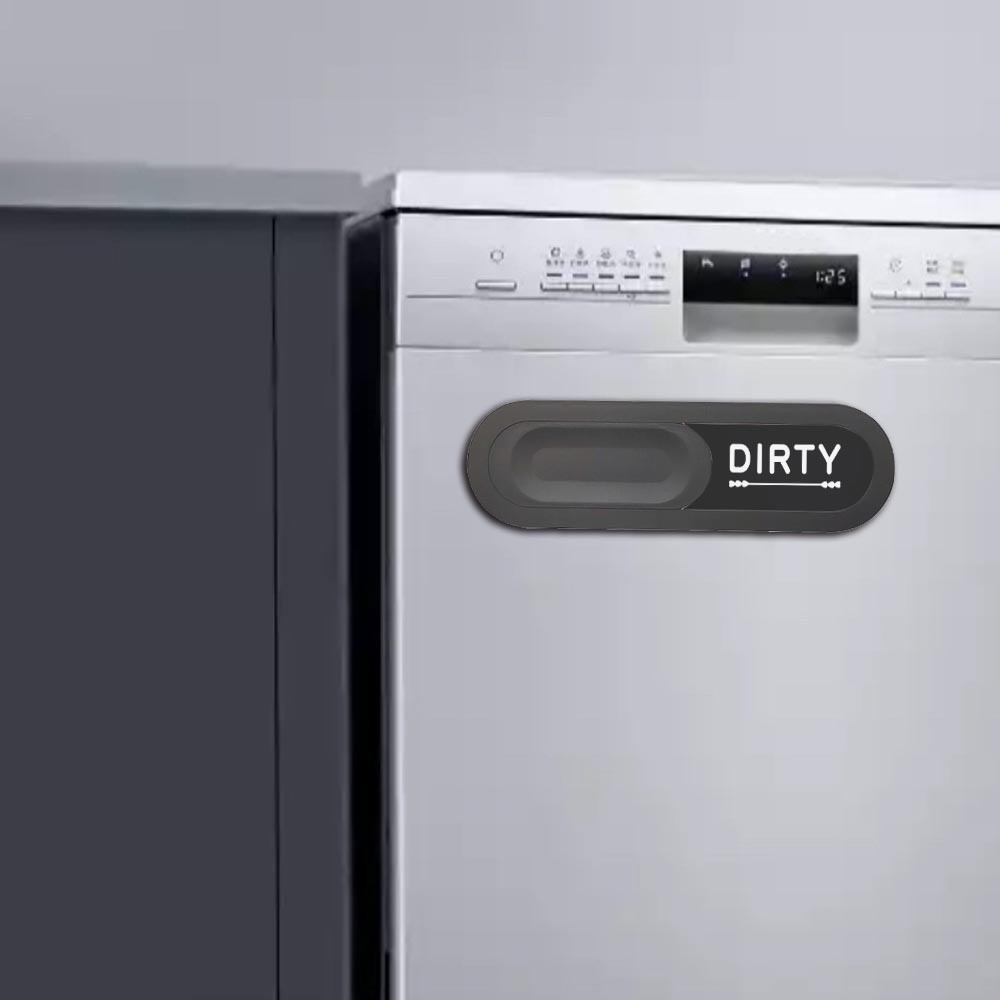 Магнит для посудомоечной машины Чистый грязный знак посудомоечная машина наклейки на овальный индикатор чистый магнит Акриловый ультрафиолетовый процесс ABS Paint Mash