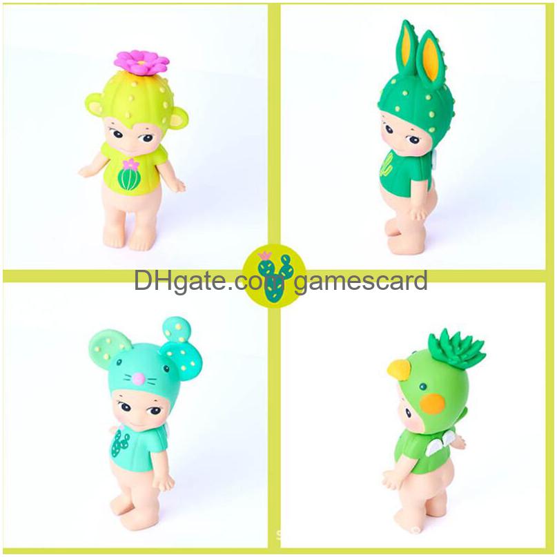 Blind Box Japanse Cactus-serie blinde doos schattig meisje trendy speelgoedbeeldje-ornamenten