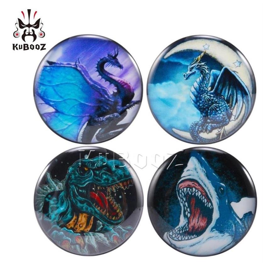 KUBOOZ Acryl Dinosaurier Hai Ohrstöpsel Tunnel Piercings Messgeräte Körperschmuck Piercing Expander Ganze 6–25 mm 80 Stück 308 Jahre