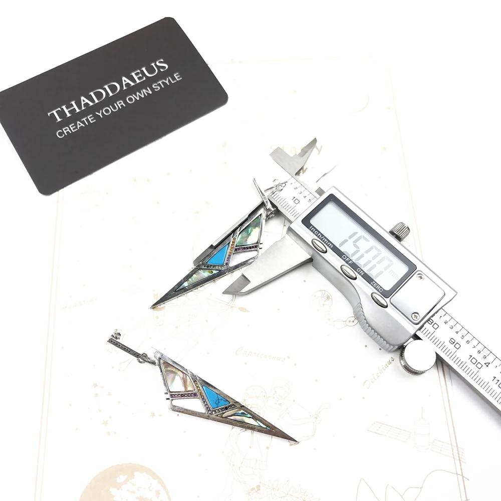 Boucles d'oreilles Triangle, bijoux fins américains pour femmes, nouvel été en argent Sterling 925 Turquoise, cadeau d'oreille, porte-bonheur puissant