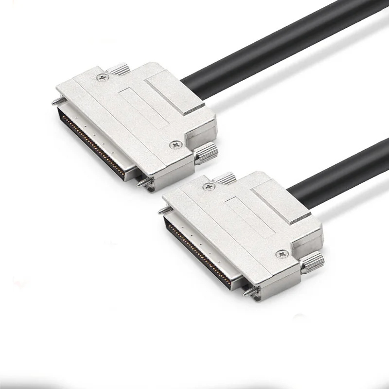 SCSI68 pin patch cable db68 pin male to male patch cable all copper data cable with DB68 core to SCSI pin cable