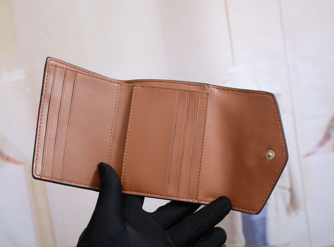 Titulaires de portefeuille à glissière pour femmes de créateurs de mode Glip Porte-monnaie général Porte-monnaie en cuir de luxe pour hommes Mini-portefeuilles de poche pour femmes européennes avec boîtes