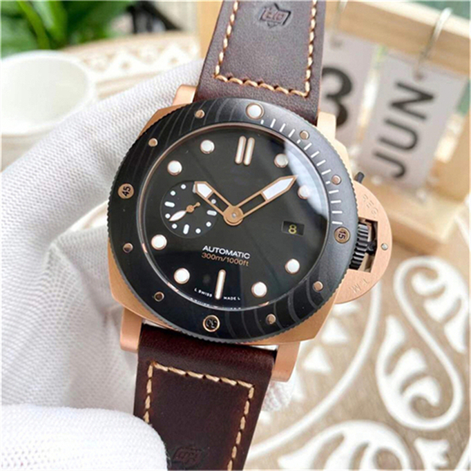 V7 motre be luxe relógio de luxo masculino relógios à prova d'água e suor 47mm movimento mecânico totalmente automático relógios de pulso relojes 03