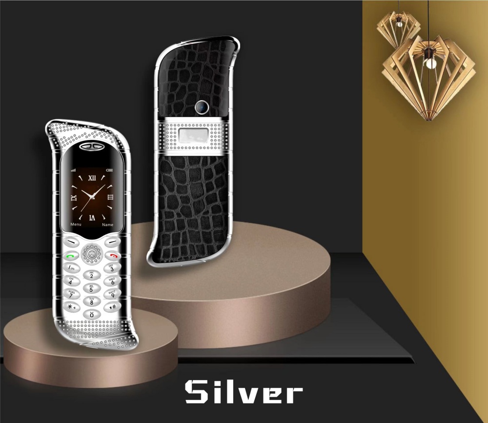 Débloqué en acier inoxydable diamant cuir téléphone portable de luxe affaires classique métal GSM double cartes SIM caméra Bluetooth FM Mp3 quadri-bande téléphone portable étui gratuit