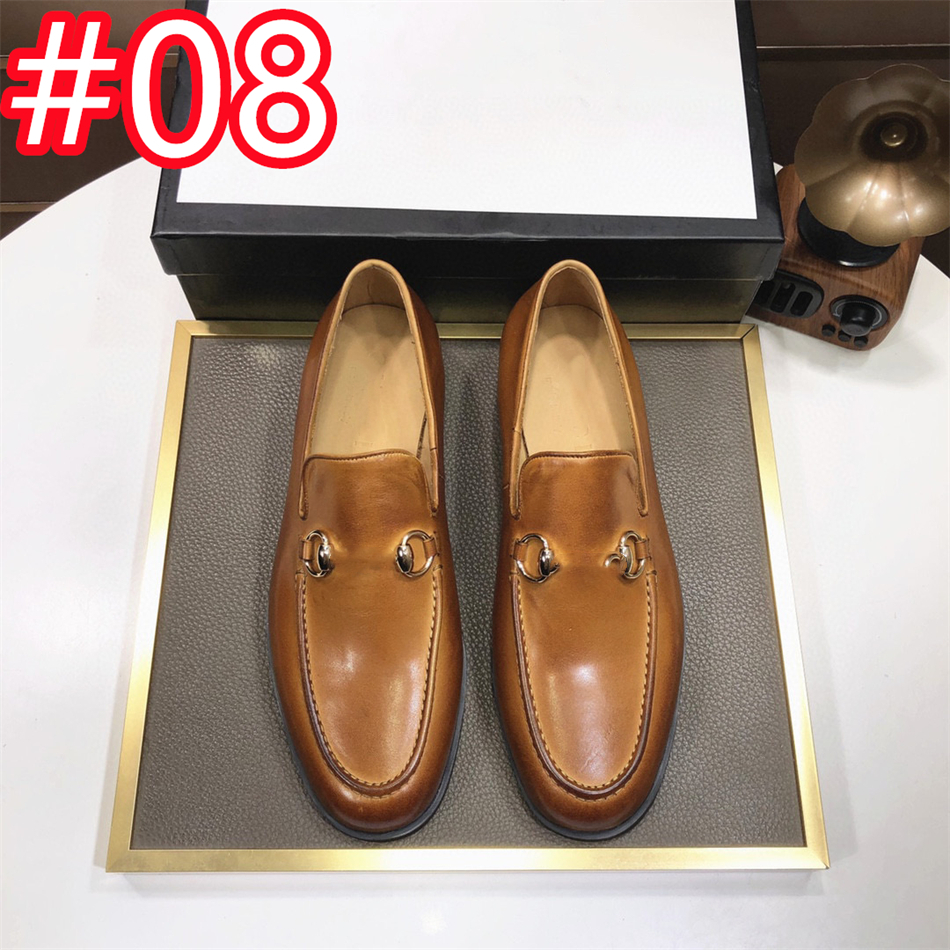 40 Model Erkekler Tasarımcı Elbise Ayakkabı 2023 Yeni Full Grain İnek Orijinal Deri Oxford Ayakkabı Lüks Erkekler Klasik Smokin Ayakkabı Yüksek Kalite Foraml Ayakkabı Boyutu 38-46