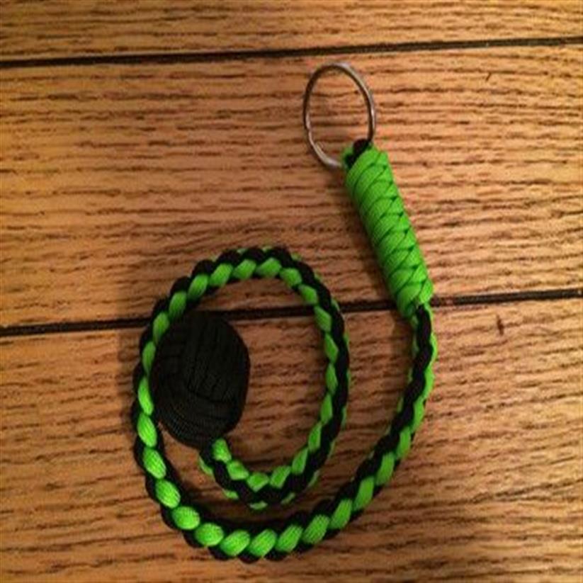 Monkey Fist Blapain 1 stalowa piłka self 550 Survival Paracord Lanyard280k