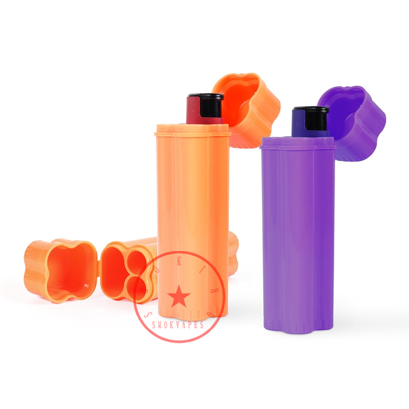 Ultimo multifunzionale colorato colorato in plastica in plastica cono Case di sigaretta di sigarette sigaretta scatola portatile innovativa innovativa esclusiva alloggiamento più leggero