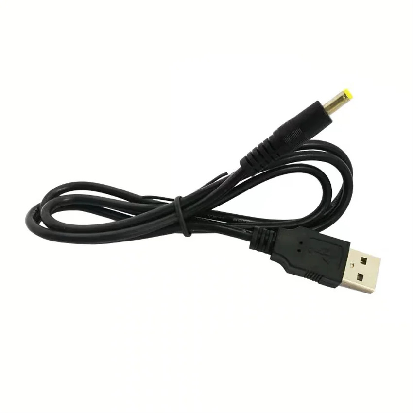 Câble de chargement USB vers DC4017, en cuivre pur noir, cordon d'alimentation pour ordinateur portable, câble de chargement rapide, câble de connexion d'extension