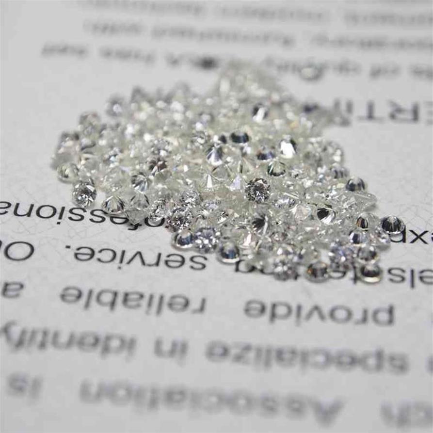 Liten storlek 1 mm till 3mm VVS1 Moissanite diamanter Löst laboratorium Vitt D -stenar karat244o