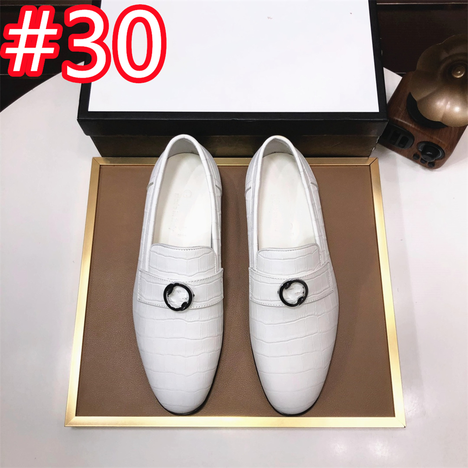 40Modell Top luxuriöse britische Stil Männer Business Kleid Schuhe PU Leder schwarz spitze formale Hochzeit Zapatos De Hombre Loafers Größe 6,5-12