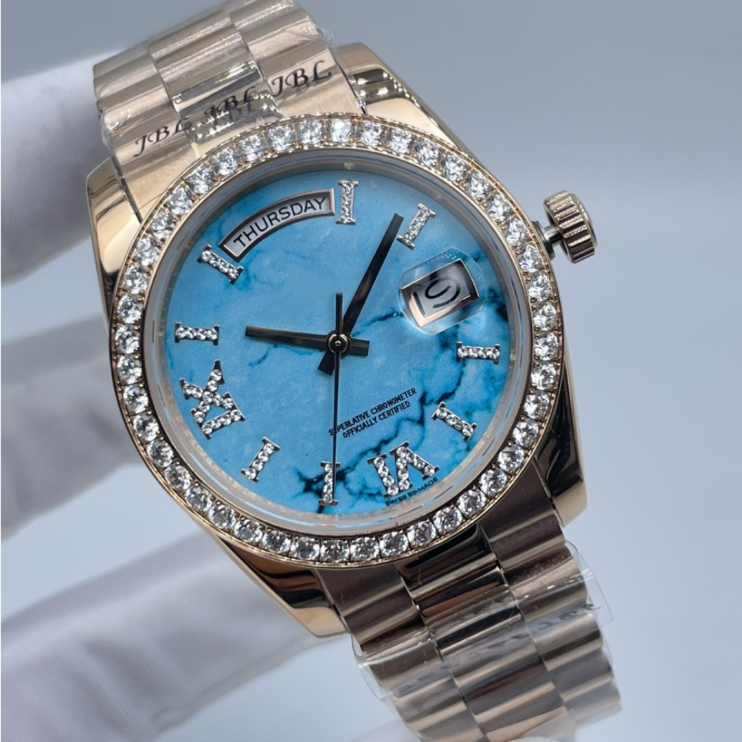 Regarder le diamant pour femmes Montres de conception de style Luxury Watch Watch Roman Script Diamond Watch Taille 36 mm Montres de haute qualité Montre