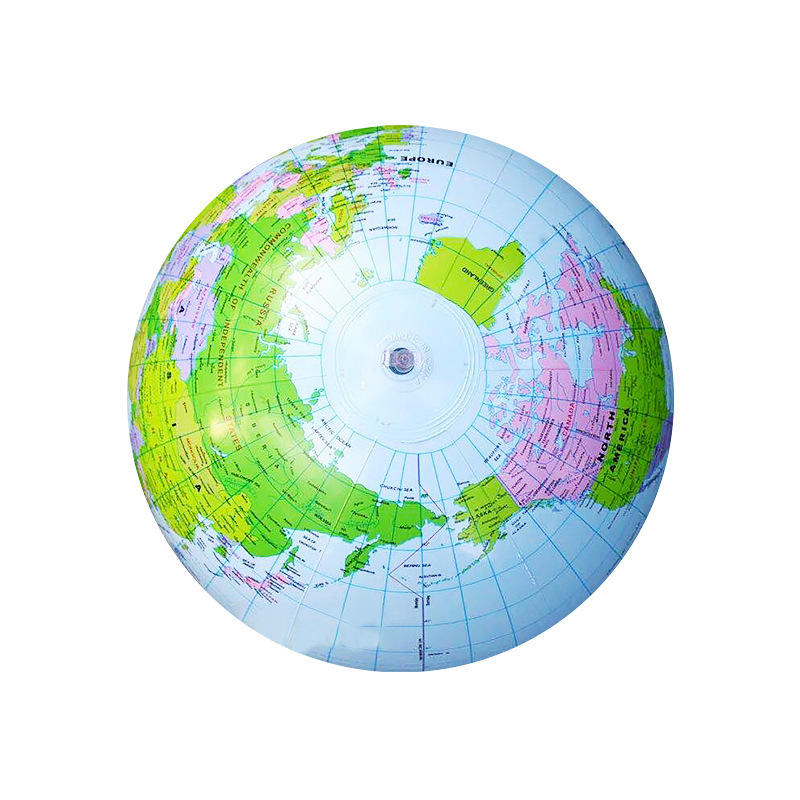 16 tum uppblåsbar jordklot World Earth Ocean Map Ball Geography Learning Education Student Globe Kids Learning Geography Toy