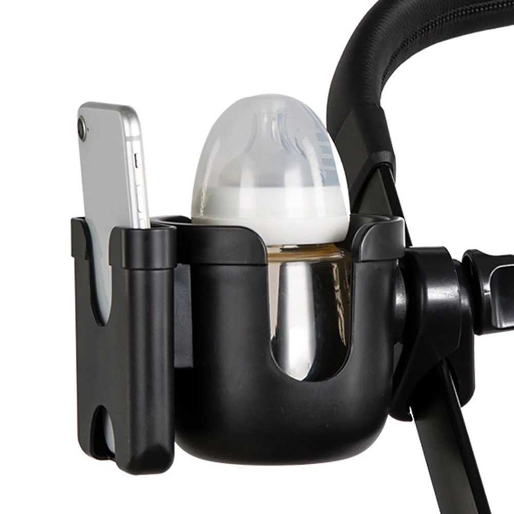 Poussette porte-gobelet bébé porte-bouteille universel téléphone tasse vélo véhicule électrique bouton bouilloire support clip bébé poussette accessoires L230625