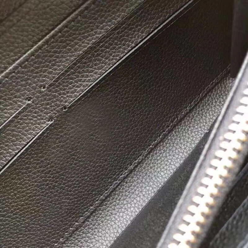 M60171 Luxury Designer Plånbok präglad läder Clemence Zippy plånbok för kvinnor Lång dragkedja Kopplingsväskan Kreditkortshållare Purses Woman Plånböcker Läggkopplingar