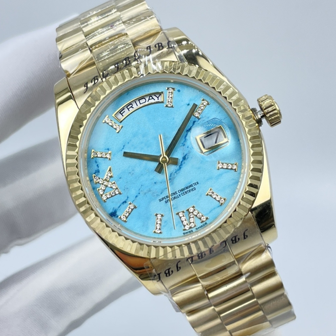 Regarder le diamant pour femmes Montres de conception de style Luxury Watch Watch Roman Script Diamond Watch Taille 36 mm Montres de haute qualité Montre
