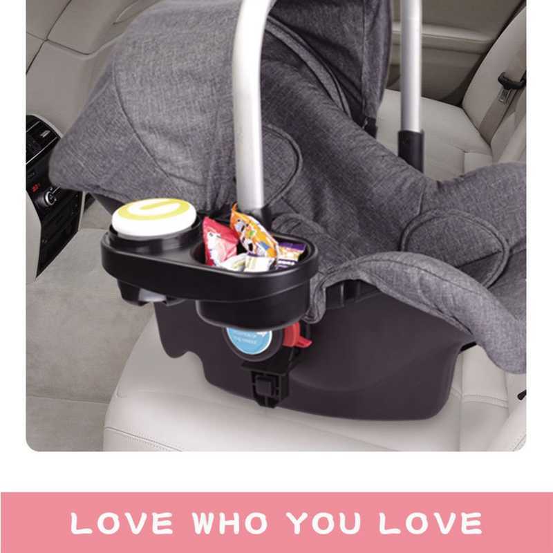 Universal Stroller Tray Stroller Cup Holder Stroller Snack Tray Clamp Grip P31B L230625