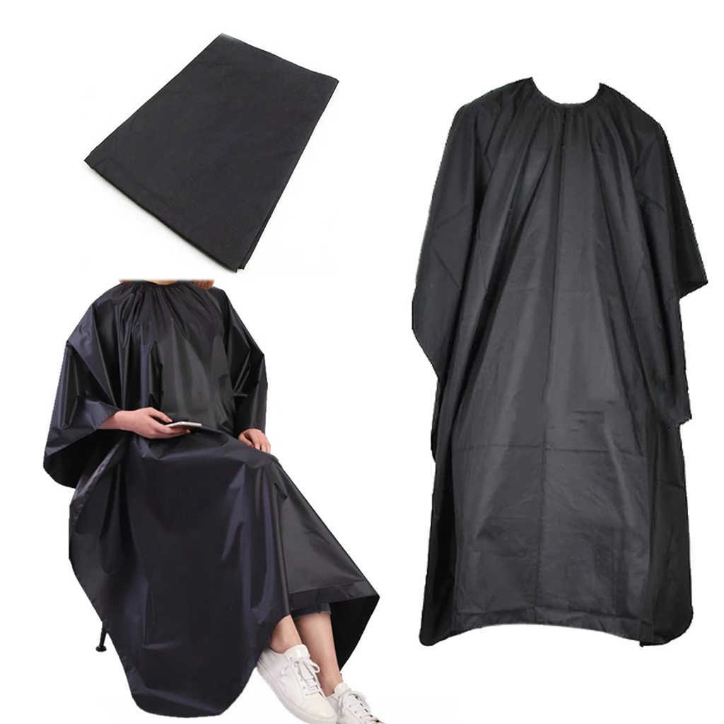 Nouveau unisexe coiffure Cape professionnel coupe de cheveux Salon barbier tissu Wrap protéger robe tablier imperméable coupe robe cheveux tissu Wra