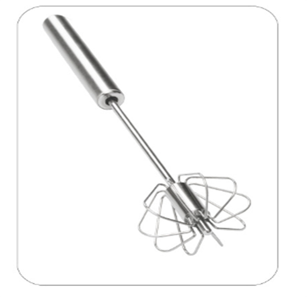 Äggverktyg Whisk Blender Handtryck Semi-Automatic Egg Beater rostfritt stål Kök Tillbehör Verktyg Självvridande krämredskap Visp Manual Mixer JL1399