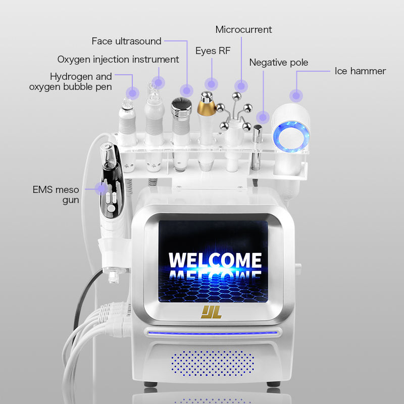 8 in 1多機能マシンHydra dermabrasion Hydro Aqua Hydrodermabrasion Facial Spray Diamond Microdermabrasion Machine Dermaplaning exfoliation