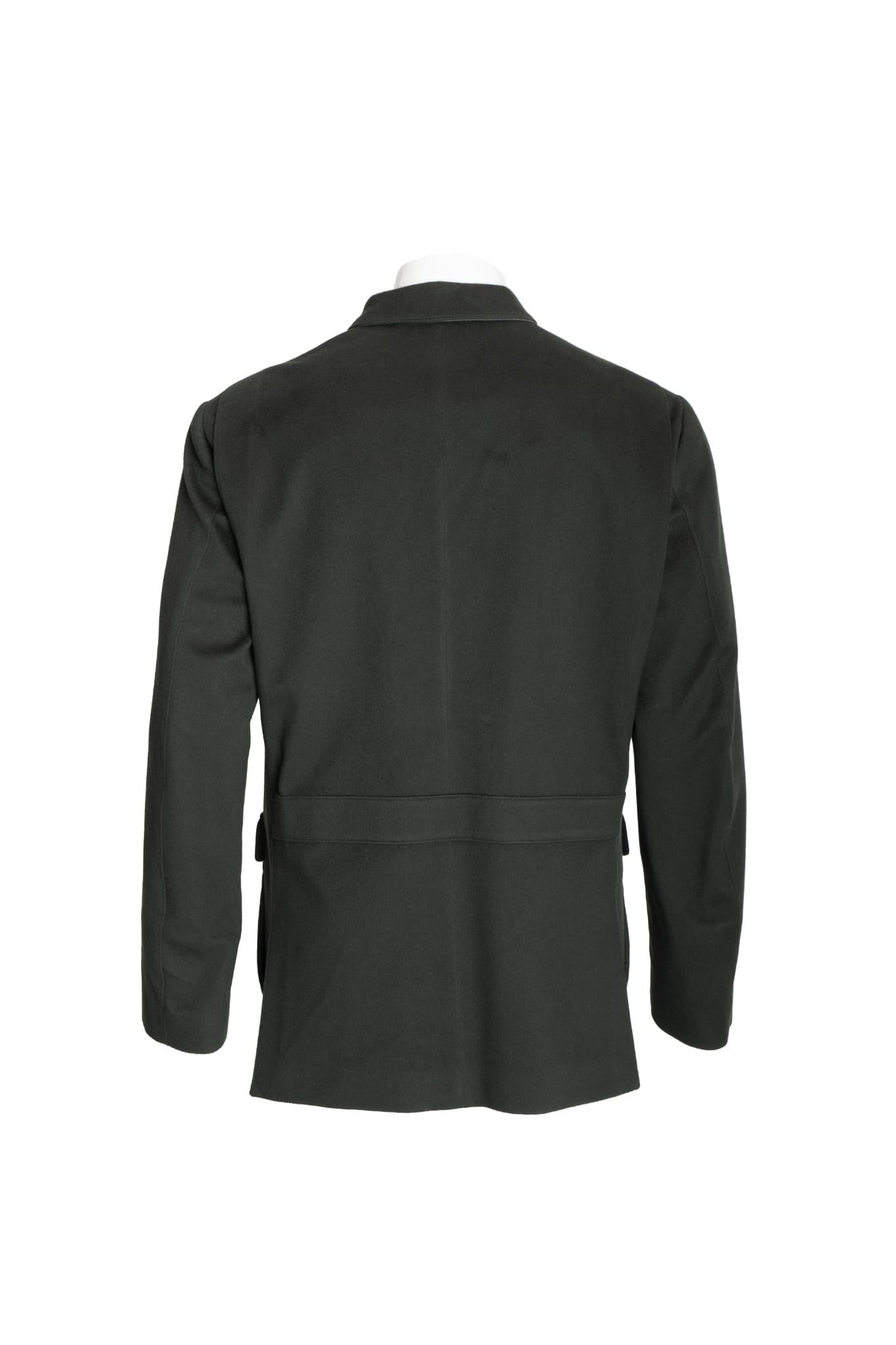 Mens Jackets Single Breasted loro piana Dark Green Long Sleeve Plus Size Wool Coat Casual Jackets