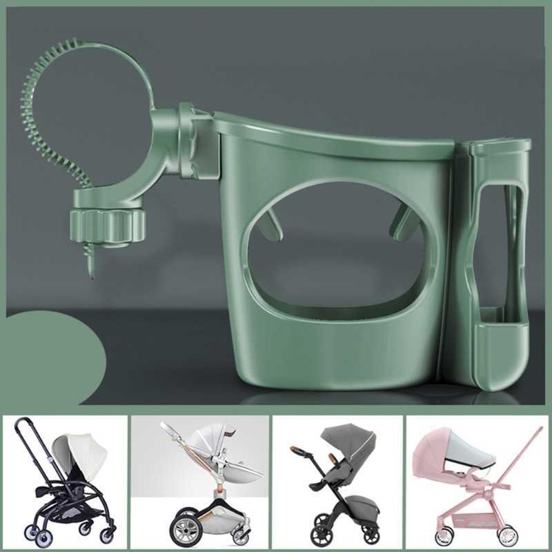 Universal Baby Pushchair Cup Holder Handstartillbehör Tillbehör Barn Lätt att installera barnvagnens tillbehör Bar Mount L230625