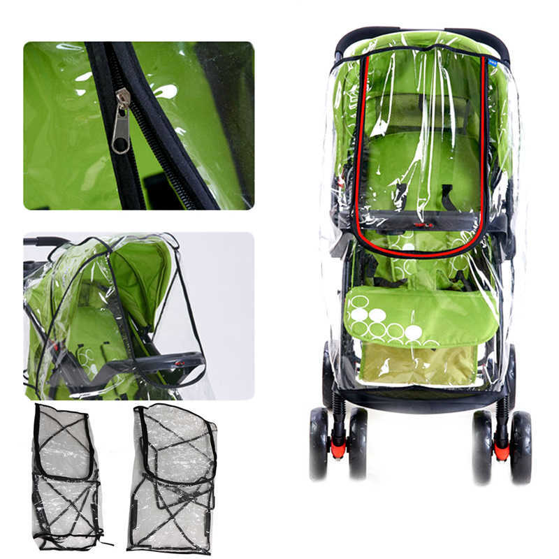 Tragbare Universelle Wasserdichte Regen Abdeckung Wind Staub Schild Baldachin Baby Kinderwagen Kinderwagen L230625