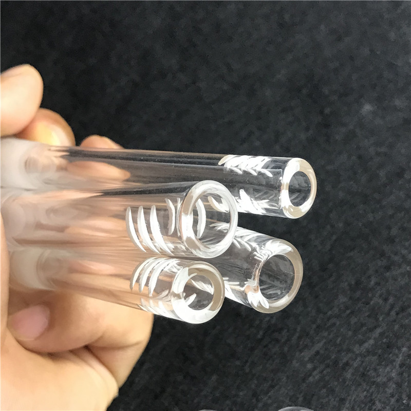 14mm 18mm Mâle Verre Bong Downstem Insert avec 2 à 6 Pouces 10mm 14mm Femelle Haut Diffuseur En Verre Down Stem fumer de l'eau DIY Pipes