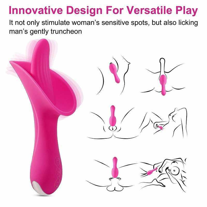 Tongue Lover Bâton de succion et de massage vibrant Articles de sexe Appareil pour femmes 75% de réduction sur les ventes en ligne