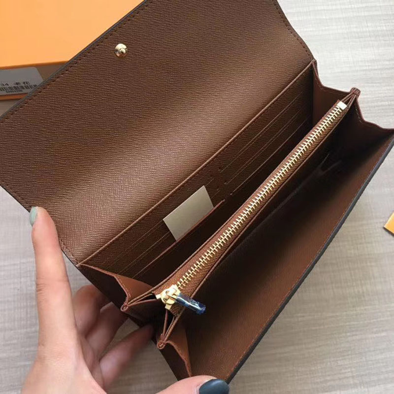 M61734 Micro Designer Wallet for Women Flap Open Envelope Flap Hasp Long Walls Luxury Canvers Leather Coin Purse Clutch Fashion Woman Card Holders Zipper Wallet Wallet