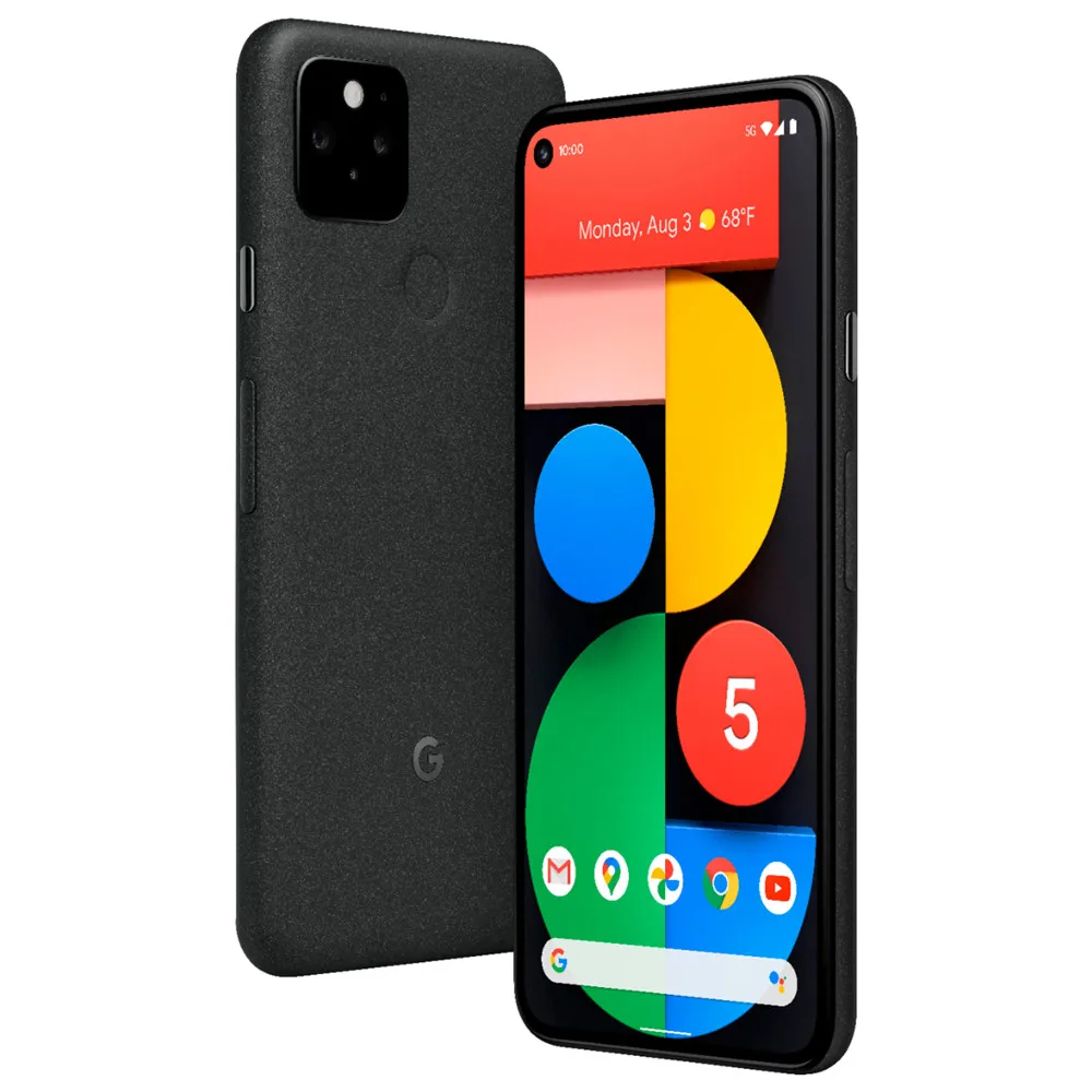 Oryginalny Google Pixel 5 5G odblokowany telefon komórkowy Snapdragon 765G OEM odblokuj 8GB RAM 128GB ROM NFC 12.2MP16MP odnowiony