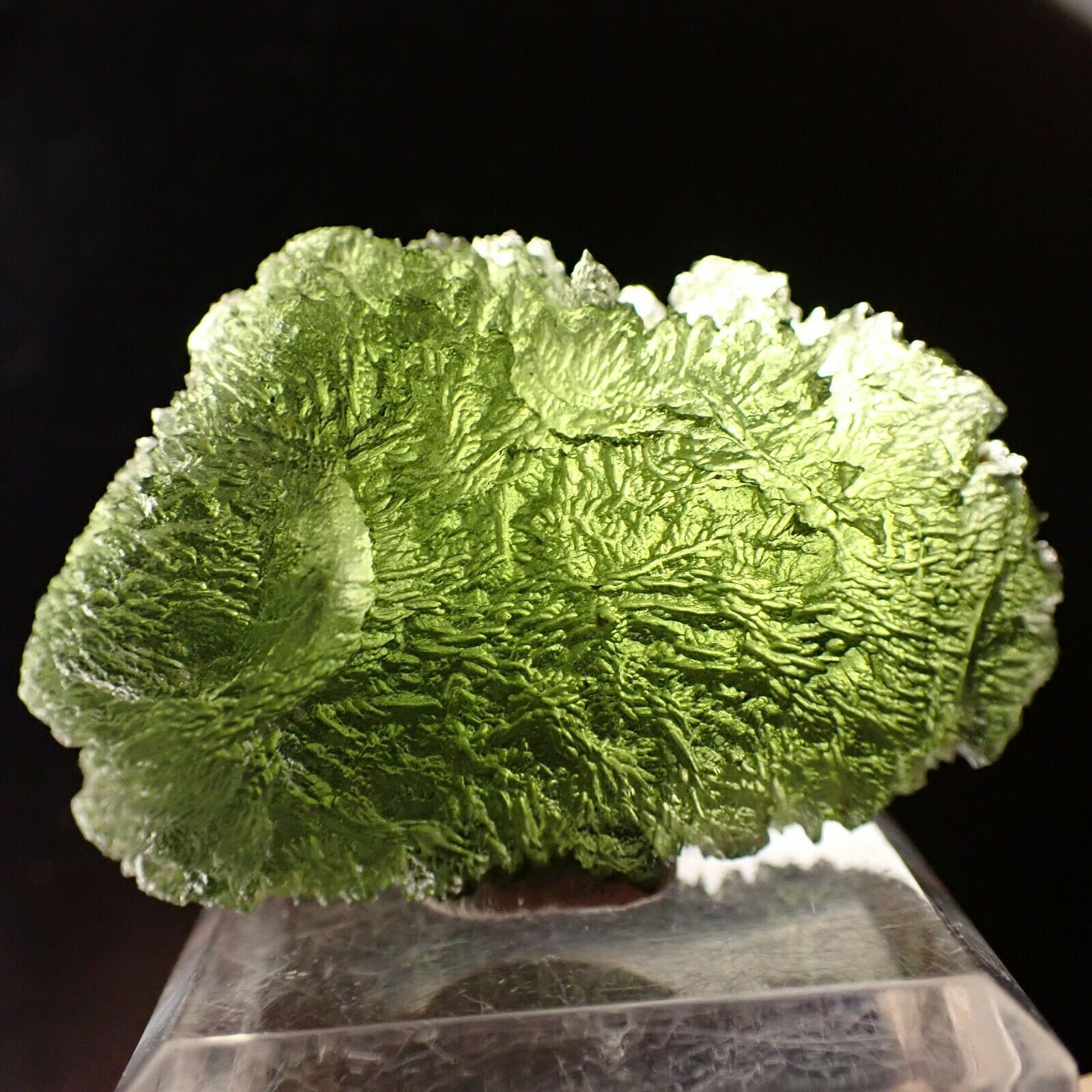 Decorative Objects Figurines 626g Moldavite Natural Czech Meteorite Impact Glass Rough Stone Crystal Energy 230701