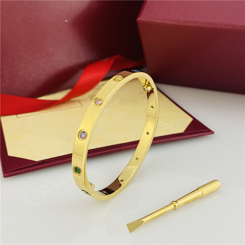 designer bracelet for women Uniform size color diamond bracelet bracelets luxury fashion Bangle titanium steel Diamond bracelet designer jewelry gifts