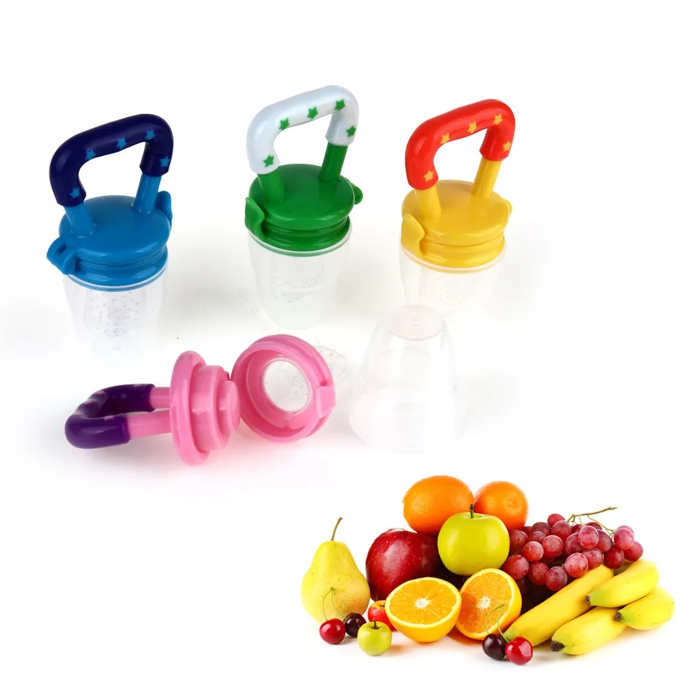 Ciuccio la dentizione della frutta in silicone bevande - Alimentatore sicuro bambini alleviare il dolore alla dentizione e introdurre cibi solidi