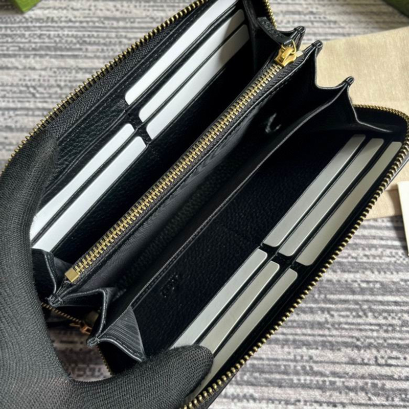 Portafoglio standard classico all'ingrosso uomo PU moda damier lunga borsa portamonete con cerniera tasca portamonete portamonete organizzatore portafoglio di alta qualità