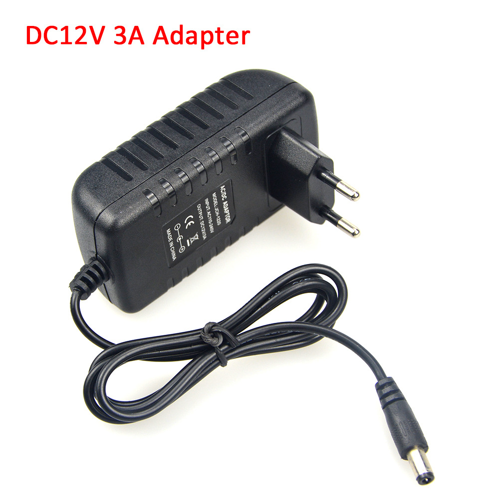 ユニバーサルスイッチングAC DC電源アダプター12V 1A 2A 3A 5A 6A 10A LEDライトパワーアダプタープラグ5.5コネクタ