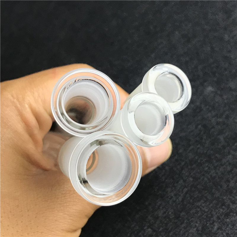 유리 봉 Downstem 삽입 2 인치 ~ 6 인치 14mm 남성 10mm 여성 18mm 남성 14mm 여성 디퓨저 줄기 흡연 DIY 액세서리